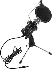 SECFOU Microphone Live Broadcast Set Microphone for Streaming Equipment Recording Equipment Gaming Mic Instrument Mic Plastic