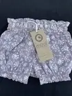 Musli By Green Baby NWT Taupe/Ivory Organic Cotton Conium Bloomer Shorts-3-6Mos