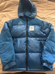 Topo Designs Big Puffer Hooded Jacket Coors Light - Men’s S