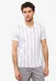 Striped Combed Cotton Polo Shirt