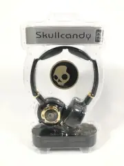 Sealed Skullcandy Lowrider Headphones Foldable Lightweight Gold & Black - Sealed