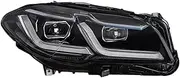 Pair Car Front Headlights Compatible For BMW F10 F18 5-Series 520i 525i 530i 2011-2017 Modified G30 G38 Style Headlamp Assembly(For 14-17,HALOGEN_NO AFS)