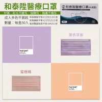 在飛比找蝦皮購物優惠-+和泰陞醫用口罩-成人平面款+ 醫療口罩 雙鋼印 薰衣草紫 