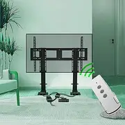 TV Floor Stand - Motorised TV Bracket Stand,Telescopic Lift Height Adjustable TV Stand,with Remote Control,Supporting Hole Spacing Within 960-600mm/1100 * 600mm,Easy Installatio,55,100inch TV