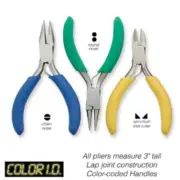 Tools Plier Set 3 Piece Mini Colour ID Beadsmith