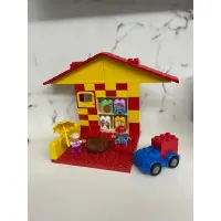 在飛比找蝦皮購物優惠-Lego duplo 得寶 房子 車子 紅黃色系 家家酒 復
