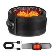Electric Infrared Heating Waist Belt with Vibration Massage for Back Pain Relief