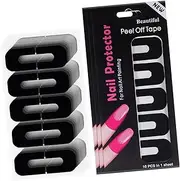 MUSISALY Nail Protector Sticker Set 100 Sheets Nail Polish Guards for Fingers Easy Apply for Fingers