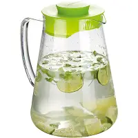 在飛比找Yahoo奇摩購物中心優惠-《TESCOMA》Teo單柄耐熱玻璃瓶(綠2.5L) | 水