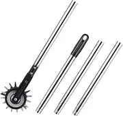 1 Set Lawn Trimmer Trimming Tools Trimming Supplies Trimmer Accessories Lawn Trimming Edger Trimming Metal Edger Wheel Rotary Edger Wheel Rotary Manual Edger Metal Trimmer Edger