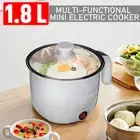 1.8L Mini Electric Cooker Kettle Hot Pot With Multi Function For Steam Egg Soup