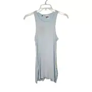 Gymshark Light Blue Poise Longline Tank Top Vest New With Tags Small