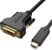USB C to DVI Cable, Benfei USB Type-C to DVI Cable [Thunderbolt 3] Compatible for MacBook Pro 2019/2018/2017, Samsung Galaxy S9/S8, Surface Book 2, Dell XPS 13/15, Pixelbook and More - 6 Feet