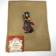 Dritz Luxury Needlepoint Tapestry Girl with Flowers