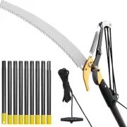 Pole Saws for Tree Trimming 377 CM, Manual Tree Trimmer Long Handle Pruner