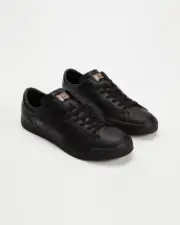 NIB Onitsuka Tiger Lawnship Black Shoes D518L9090 Men 4.5 Women 6