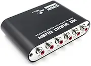 Digital Optical Coax to Analog Audio Converter 5.1 Channel DTS Dolby/AC-3 Audio Decoder