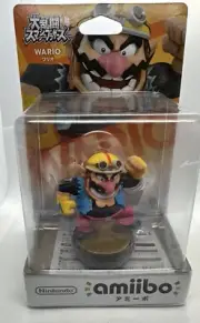 Nintendo Amiibo Wario Super Smash Bros Japanese Version New