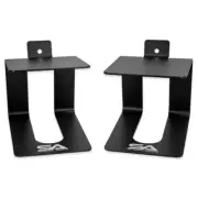 Pair of Desktop Speaker Stands for Studio Monitors, Bookshelf, PC Speakers