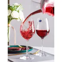 在飛比找ETMall東森購物網優惠-捷克BOHEMIA水晶玻璃紅酒杯白酒杯歐式高腳杯葡萄酒杯女士