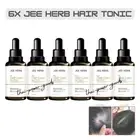 6 X Jee Herb Hair Tonic Scalp Growth Regrow Nourish Hair 30 ml