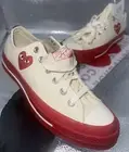 Converse Chuck Taylor 70 Ox Comme des Garcons PLAYRed Midsole (Size- 6M / 8W)