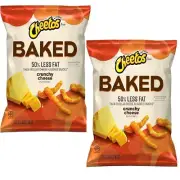 Oven Baked Cheetos Cheese Snacks, Crunchy, 7.65 oz ea (2 Bags)