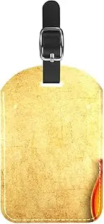 [WOSHJIUK] Luggage Tags,2 Pack Labels Suitcase Tags,Vintage Italian Violin,Luggage Tags Privacy Protection Travel Bag Tag