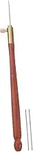 Anneome French Crochet Hook with Wooden Handle High Hardness Hooks Beading Embroidery Tools with Replaceable Needle Heads Precision Craftsmanship for Tambour Embroidery