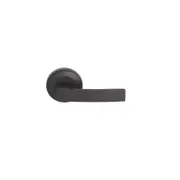 Delf Trade Matt Black Lucca Round Dummy Lever Set