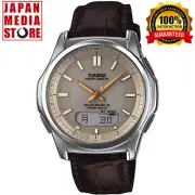 CASIO WAVE CEPTOR WVA-M630L-9AJF Solar Atomic Radio Leather Band Men Watch NEW