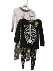 2 Pairs Kids Halloween pajamas Rae Dunn & Trick or Treat Sleep Sz 3T