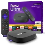 Roku Ultra 2024 4K/HDR10+/Dolby Vision & Atmos Voice Remote Pro Streaming Device