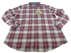 NEW Women's Backpacker Flannel Button Down L/S Shirt- XL, (BP7030)