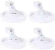 [XhWser] 4 Pack 154174501 Dishwasher Wheels Bracket Assembly for 154174401 5300809640, AP2135554, 154174502, 154294801, 612977, AH452448 Compatible with Kenmore Frigidaire Gibson Westinghouse
