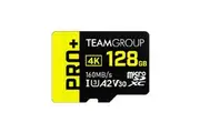 Team Group PRO+ MicroSDXC Memory Card 128GB, Read up to 160 MB/s; Write up to 90 MB/s for Nintendo-Switch, Steam Deck, ROG ALLY, Tablets