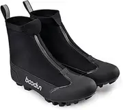 W Mou ain Bike Boots Nylon Warm Windproof Fashion Reflective Cycling Boots Riding Boots