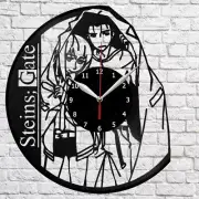 Steins;Gate Vinyl Record Wall Clock ArtDecor Original Gift 12''30cm 2466