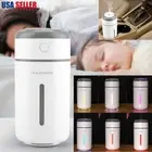 230ML Ultrasonic Air Humidifier Mist Aroma Diffuser Oil Purifier LED Light USB