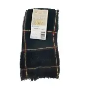 NEW Charles Craft Green 14-Count Border Fingertip Towel Cross Stitch Plaid