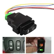 Push Button Fog Lights Switch For Renault w/LED Indicator Lights 4-Pole