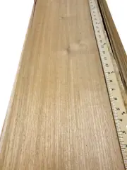 Teak Brazilian Freijo wood veneer 8" x 127" raw no backing 1/42" thickness roll