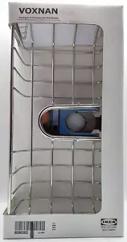 IKEA VOXNAN shower shelf 25x13x6 cm chrome-plated 703.285.89