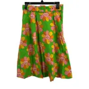ModCloth x Marisol Muro Flower Cat A Line Skirt Size 6
