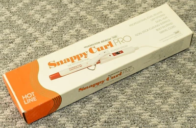 Vintage NOS Hamilton Beach Scovill Snappy Curl Pro 435 Curling Iron Curler Style