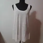 Eileen Fisher 100% Linen Tank Top Size Small