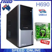 SPEED H690 USB3.0 PC Tower Case for Office or Gaming PC + Free SPH750 Headphones