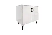 Foret Modern Sideboard Buffet Storage 2 Door Wood Cabinet Cupboard Hallway Shelf