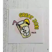Scratch & sniff happy Allie scented Sticker Matte Single Lemonade Face