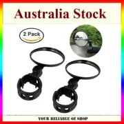 8cm Rear View Mirrors 360° Handlebar Safety Bike Bicycle Cycling Push Bike 2pcs